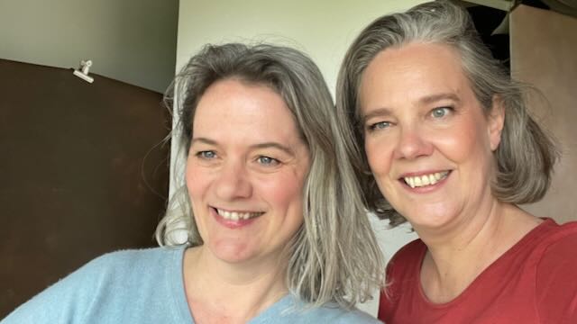 Gemeinsames Selfie von Susan Graul und Sabine Musseleck nach der gemeinsamen Fotosession am 07.05.2024