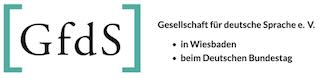 Logo der GfdS - Gesellschaft der deutschen Sprache e.V.