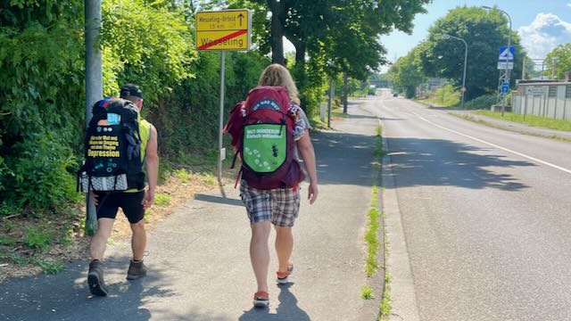 Mut-Tour-Wanderung 2025 Ortsausgang Wesseling